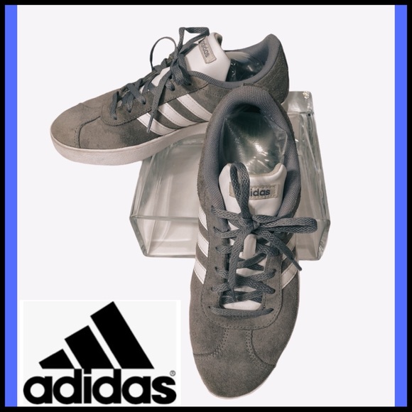 ADIDAS GRAND COURT GRAY SUEDE SNEAKER 7 (men’s) - Picture 7 of 11